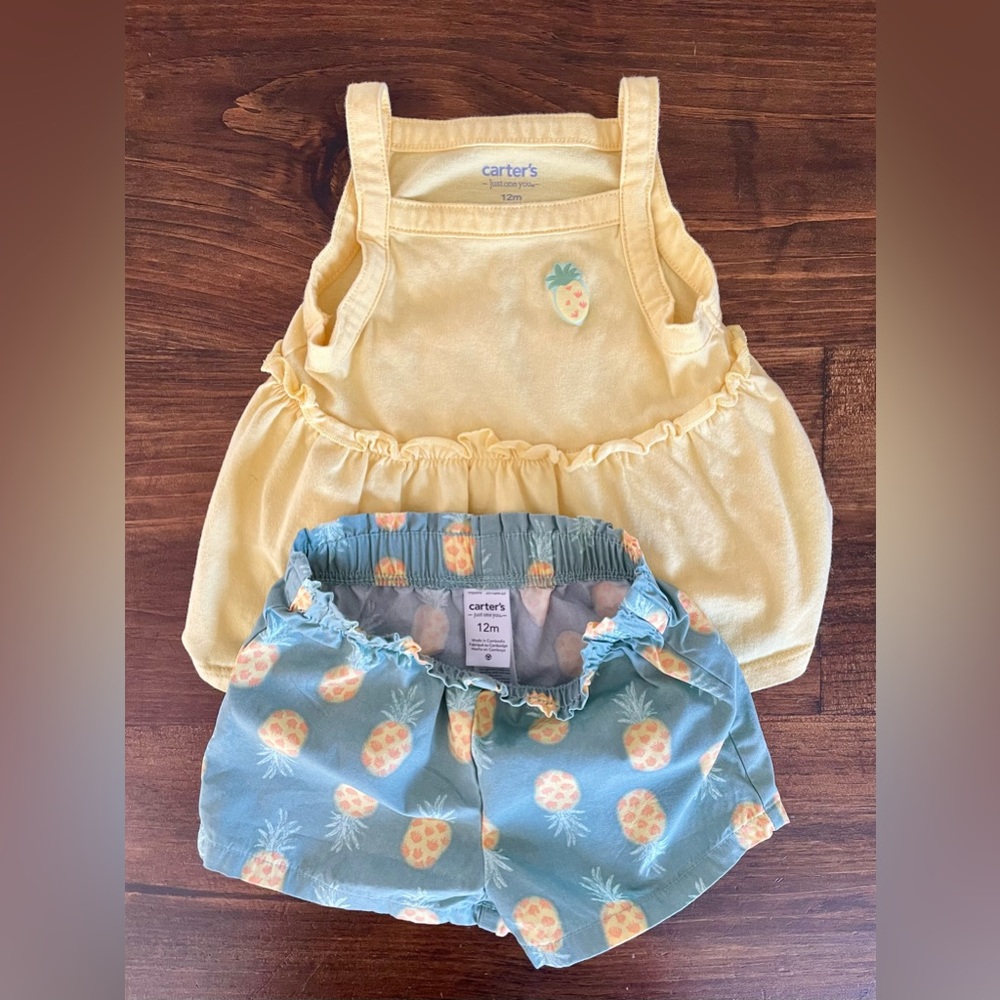 Carter’s 12 Month Pineapple Outfit
